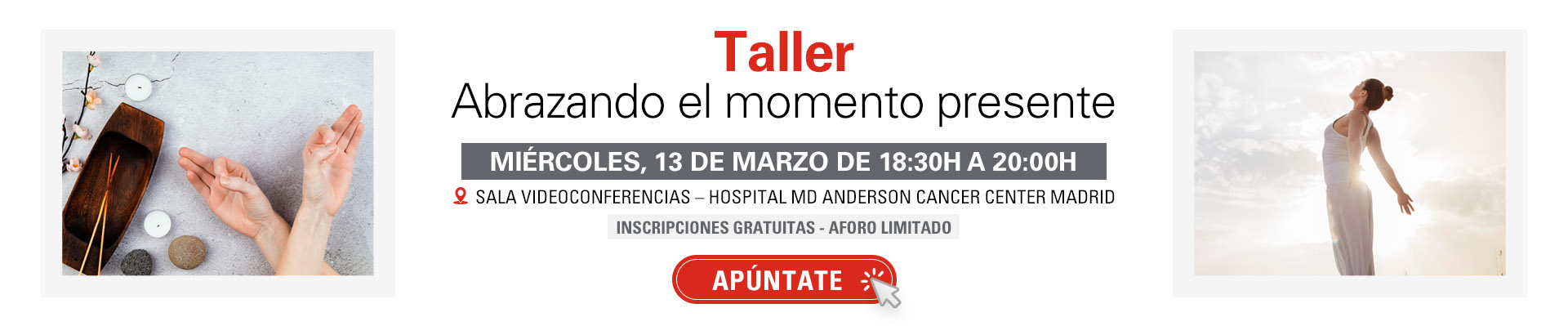 Taller Abrazando el momento presente