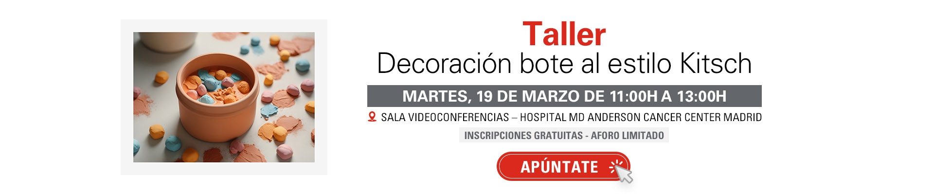 Taller Decoración bote al estilo Kitsch