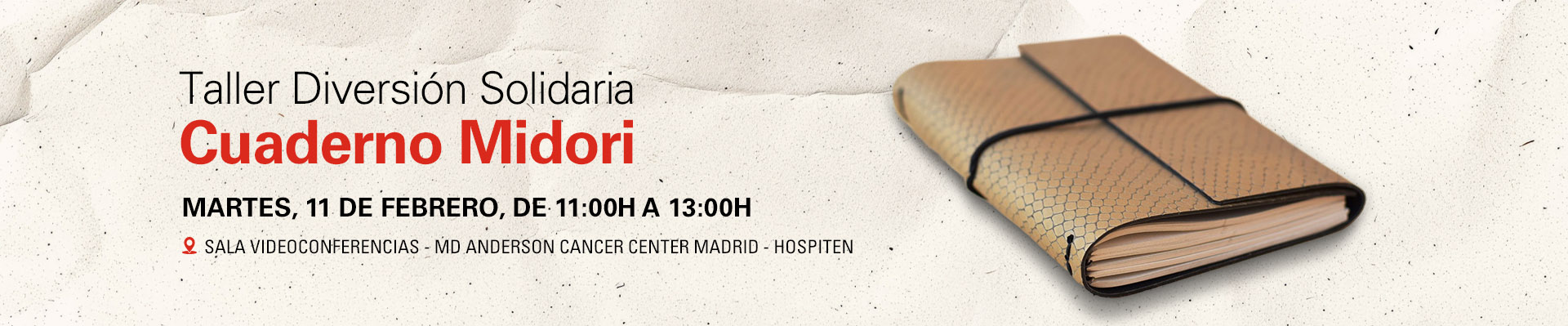 Taller Diversión Solidaria: cuaderno Midori