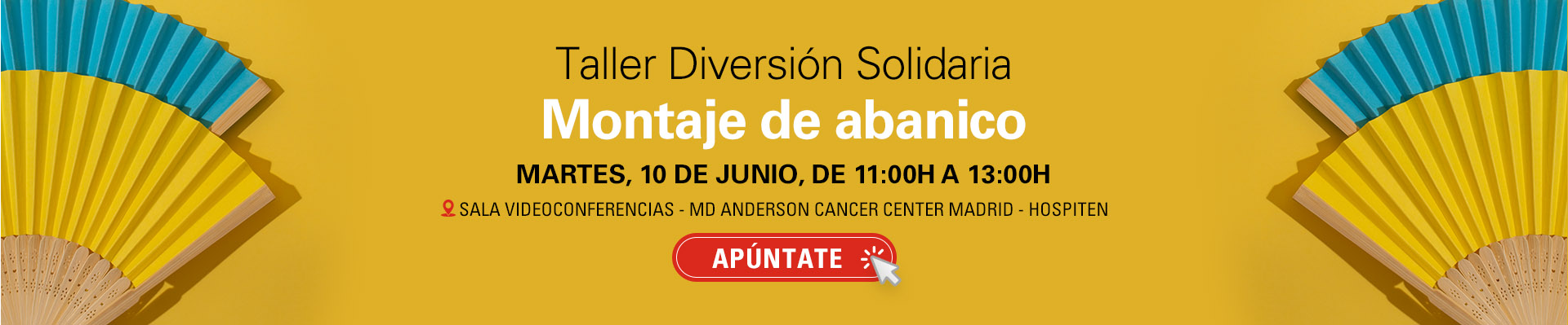 Taller Diversión Solidaria montaje de abanico