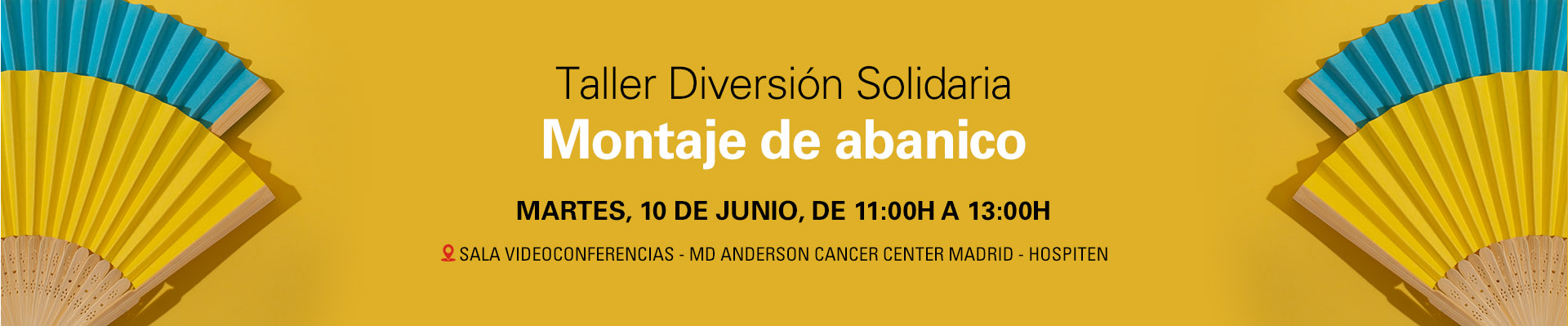Taller Diversión Solidaria montaje de abanico