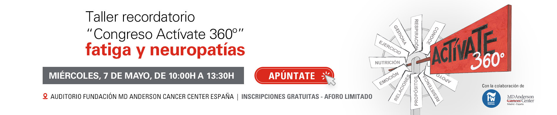 Taller recordatorio “Congreso Actívate 360º”, fatiga y neuropatías