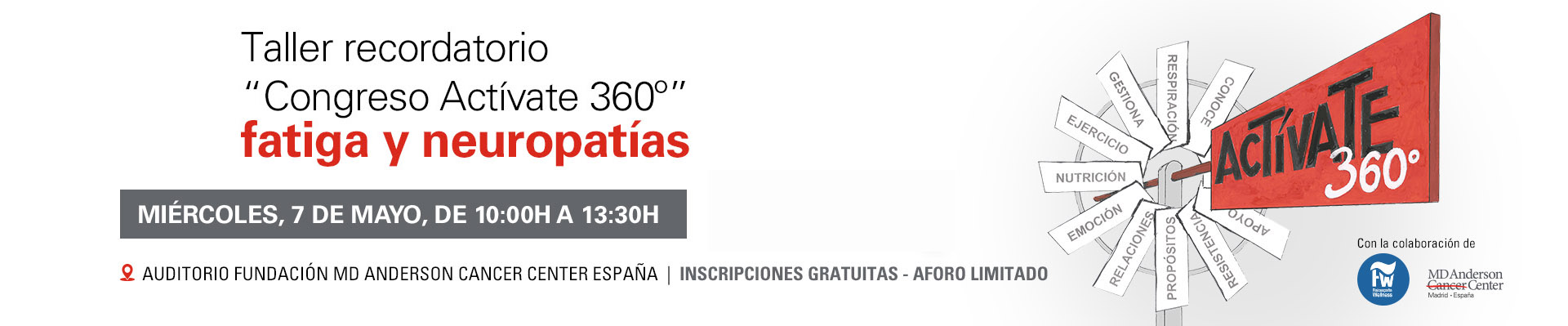 Taller recordatorio “Congreso Actívate 360º”, fatiga y neuropatías