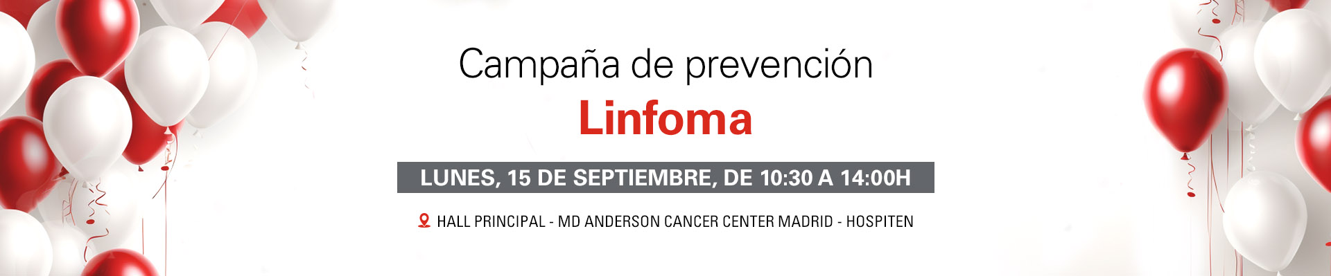 Campaña de prevención: Linfoma