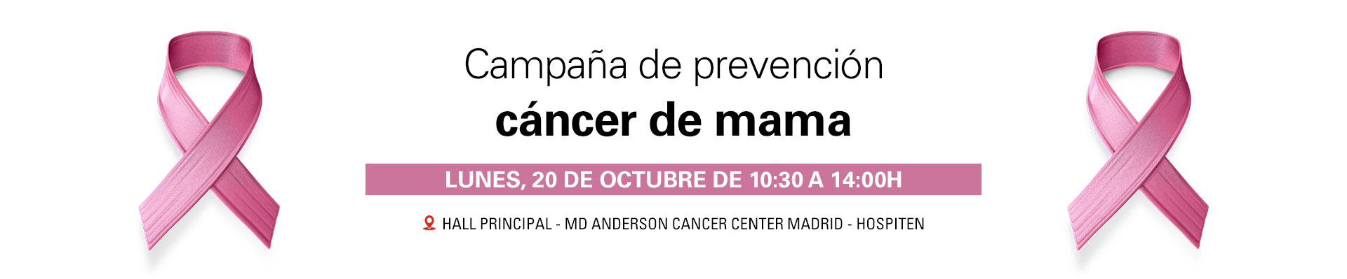 Campaña de prevención: cáncer de mama