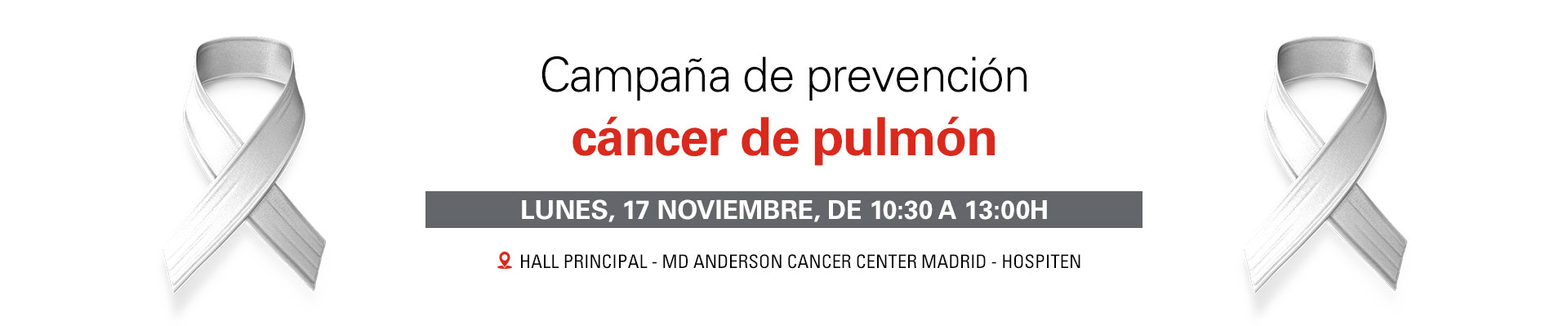 Campaña de prevención: cáncer de pulmón