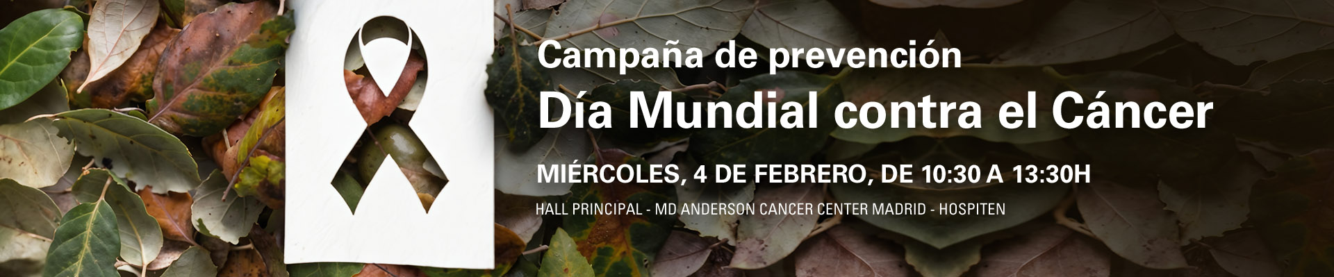 Campaña de prevención “Día Mundial contra el Cáncer”