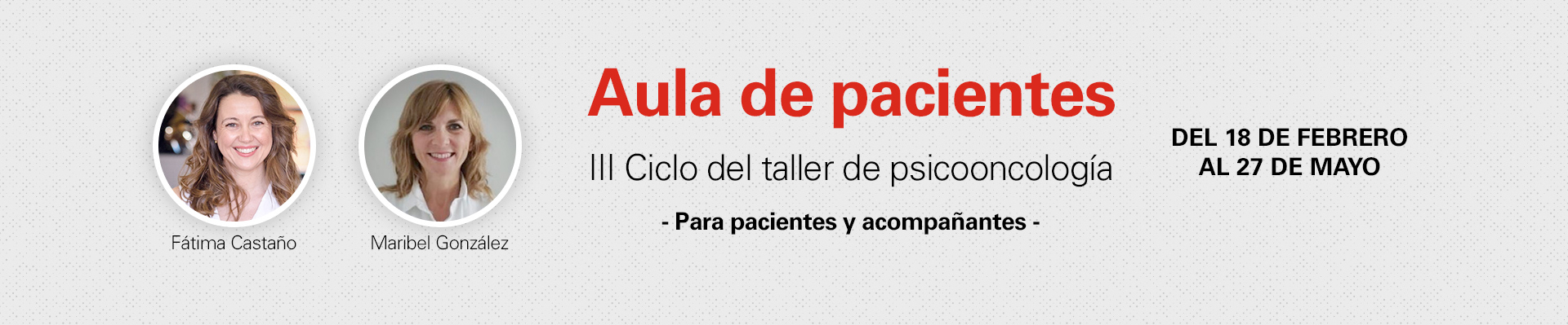 Aula de pacientes: Sexualidad y cáncer