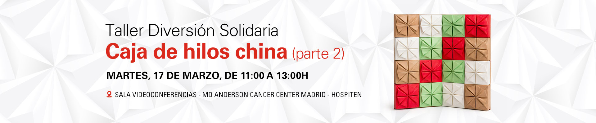 Taller Diversión Solidaria: “Caja de hilos china” (parte 2)
