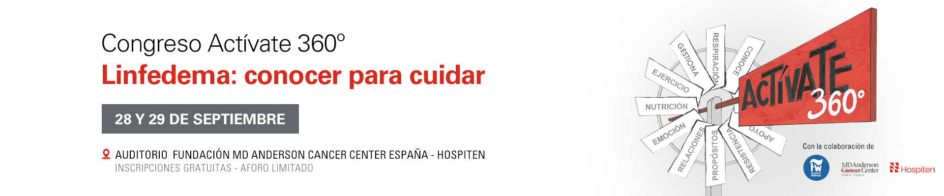 Congreso Actívate 360: “Linfedema: conocer para cuidar”