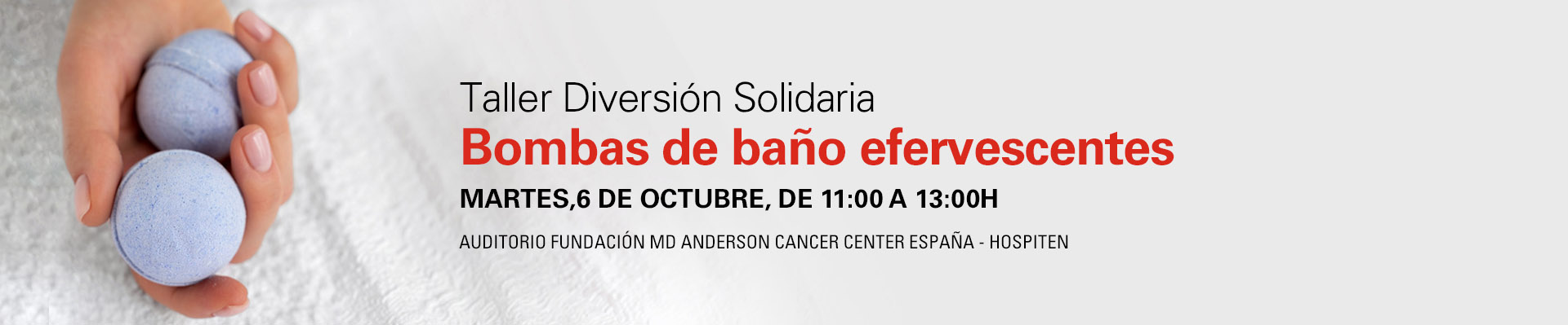 Taller Diversión Solidaria: bombas de baño efervescentes