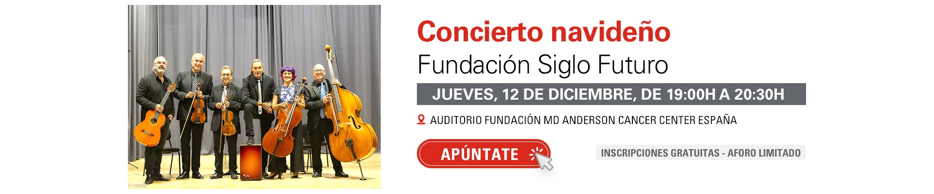 Concierto navideño Fundación Siglo Futuro