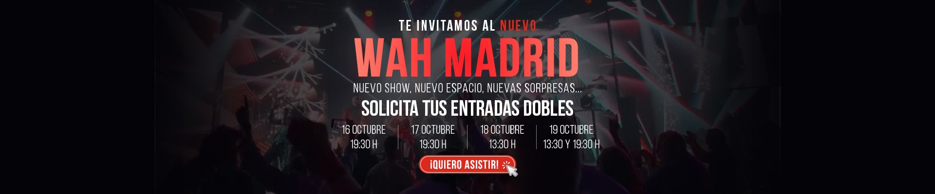 WAH | Show Musical y Gastronómico en IFEMA MADRID