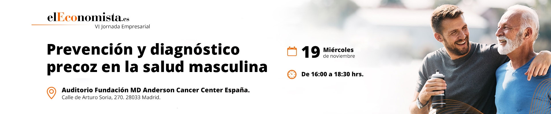 VI Jornada prevención y diagnóstico precoz en la salud masculina