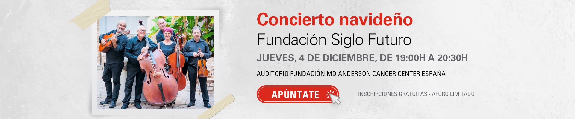 Concierto navideño Fundación Siglo Futuro