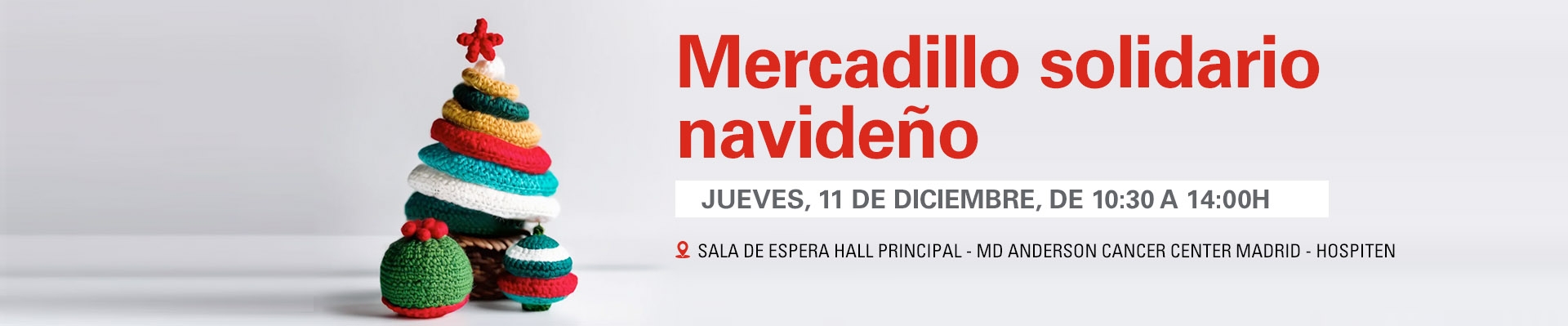 Mercadillo solidario navideño