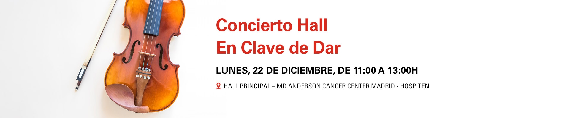 Concierto Hall &quot;En Clave de Dar&quot;