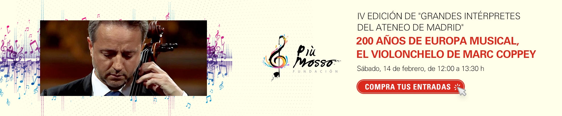 Concierto Fundación Piu Mosso: 200 años de Europa musical