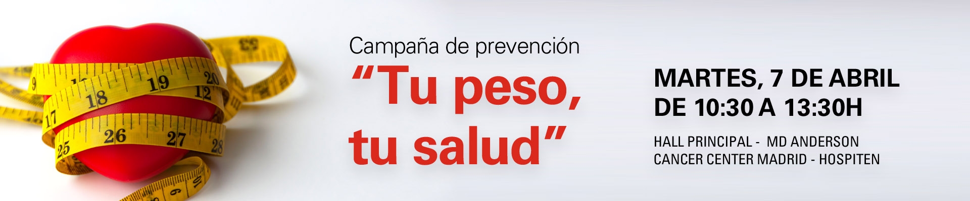 Campaña de prevención “Tu peso, tu salud”