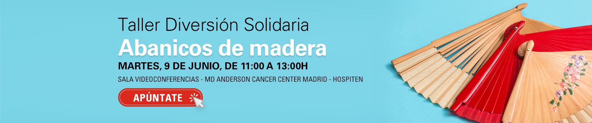 Taller Diversión Solidaria  Abanicos de madera