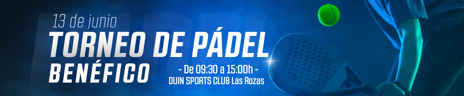 Torneo benéfico de pádel 2026