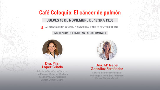 Café Coloquio: El cáncer de pulmón